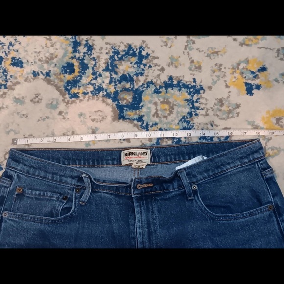 KIRKLAND Signature Women's High-Rise Straight Leg Jeans Size 16‎ Women's - Picture 3 of 8